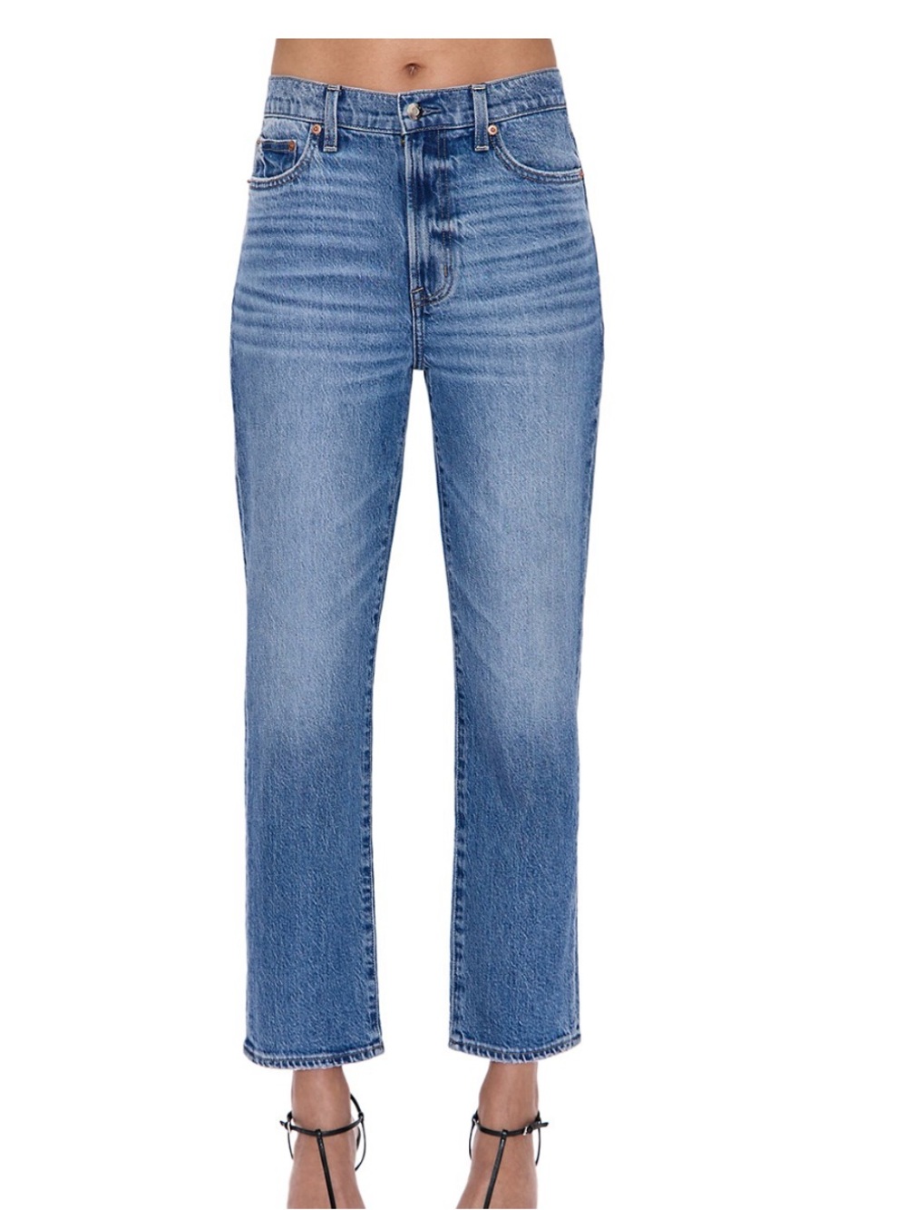 Pistola Bri High Rise Straight Slim Pants in Charleston - Size 26